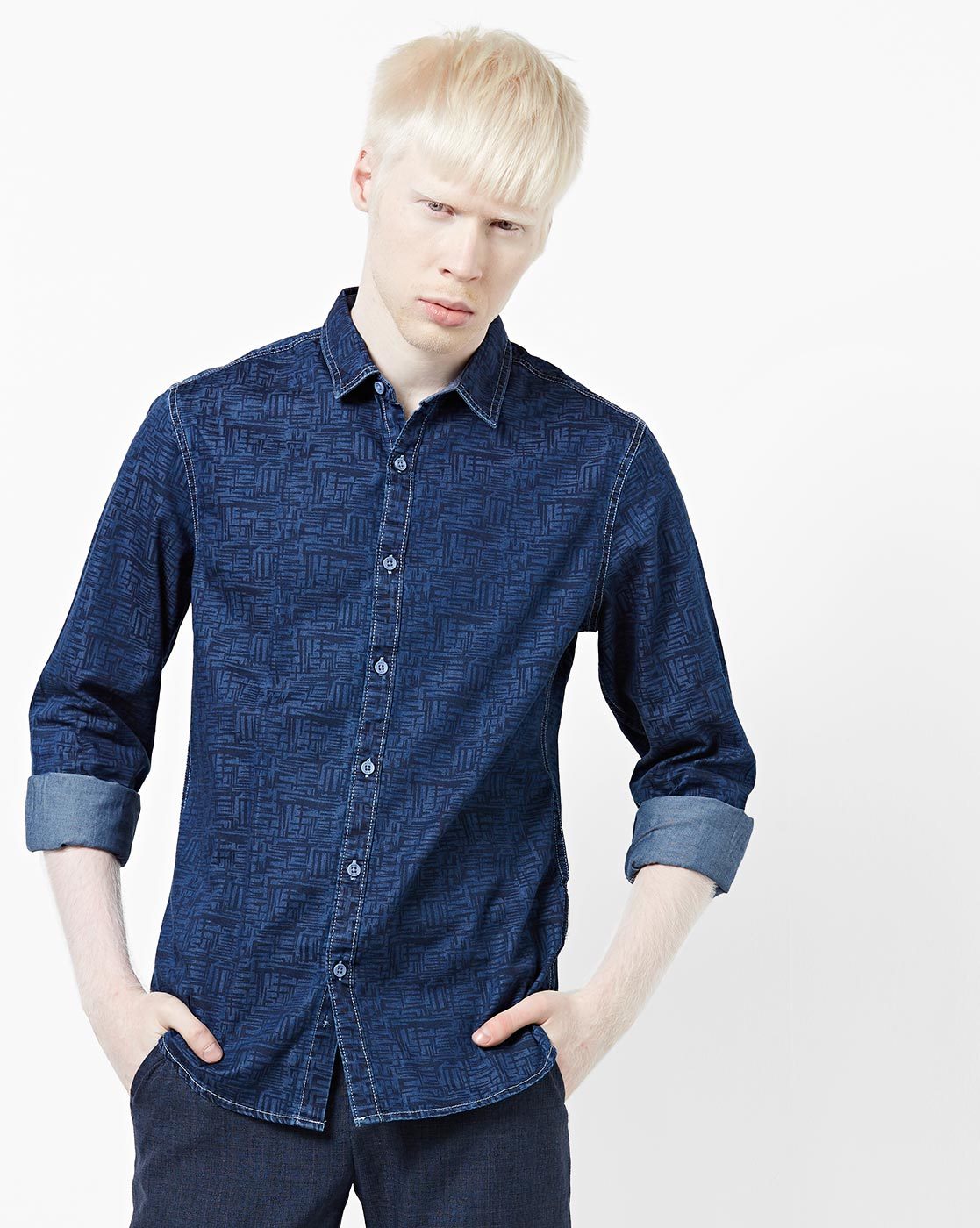 Buy Blue Shirts for Men by Pepe Jeans Online | Ajio.com