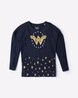 Wonder Woman Print Round Neck T shirt