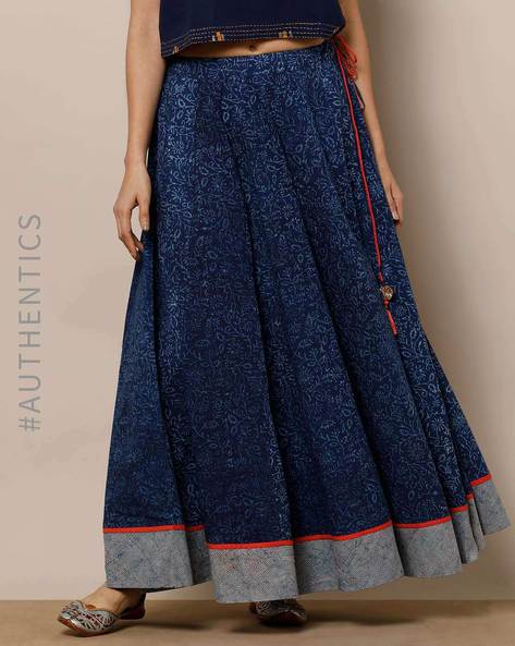 Buy Indigo Skirts & Ghagras for Women by Global Desi Online