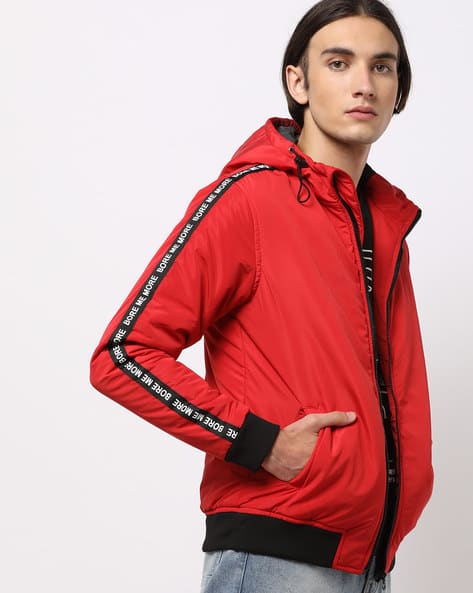 hoodie jacket red