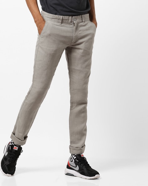 Buy Grey Trousers & Pants for Men by Celio Online | Ajio.com