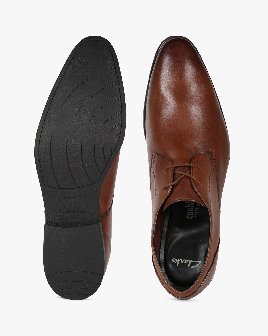 juego necesidad Golpe fuerte Buy Tan Brown Formal Shoes for Men by CLARKS Online | Ajio.com