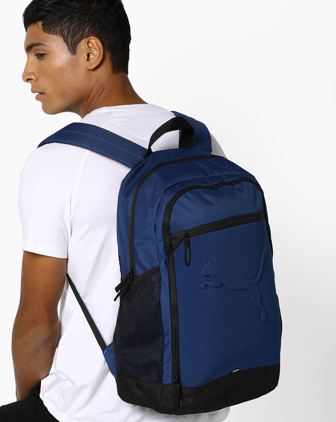 puma embossed backpack