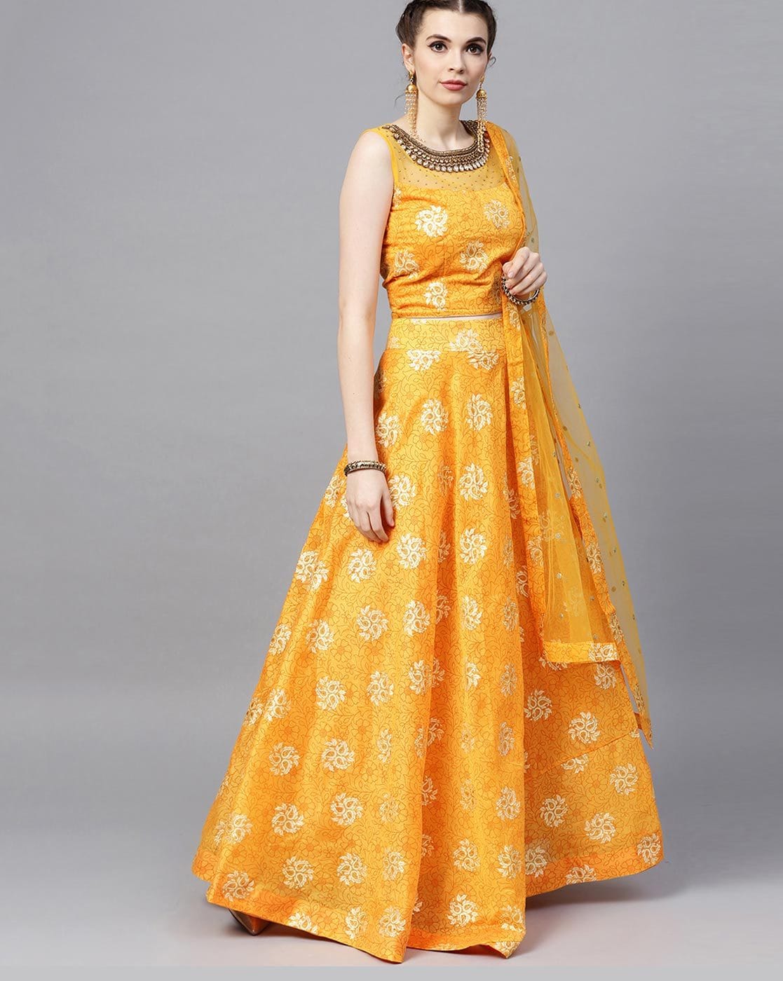 buy yellow lehenga online