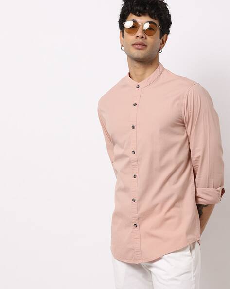 Buy Pink Shirts for Men by AJIO Online 