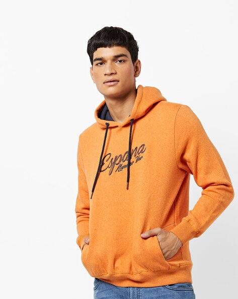 Sweater Hoodie Orange Fleece Hoodie South Park Kenny Big Face