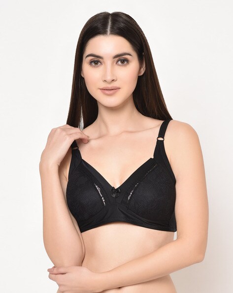 Buy Zivame Padded Non Wired Low Coverage Stick On Bra-Black at Rs