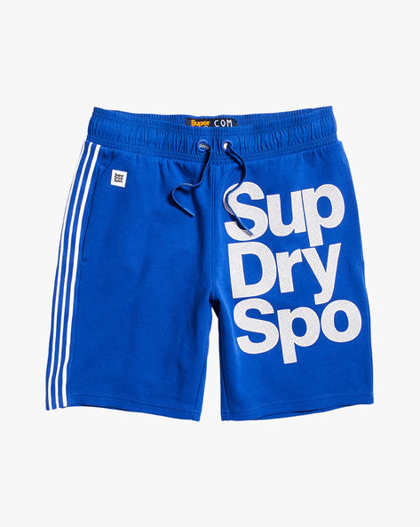 blue superdry shorts