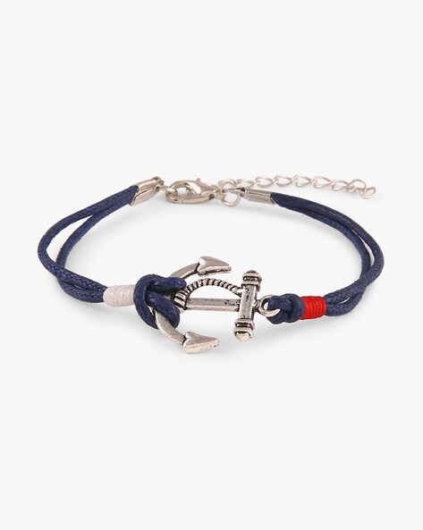 Anchor on Rope Bracelet, Gold | Men's and Women's Bracelets | Miansai