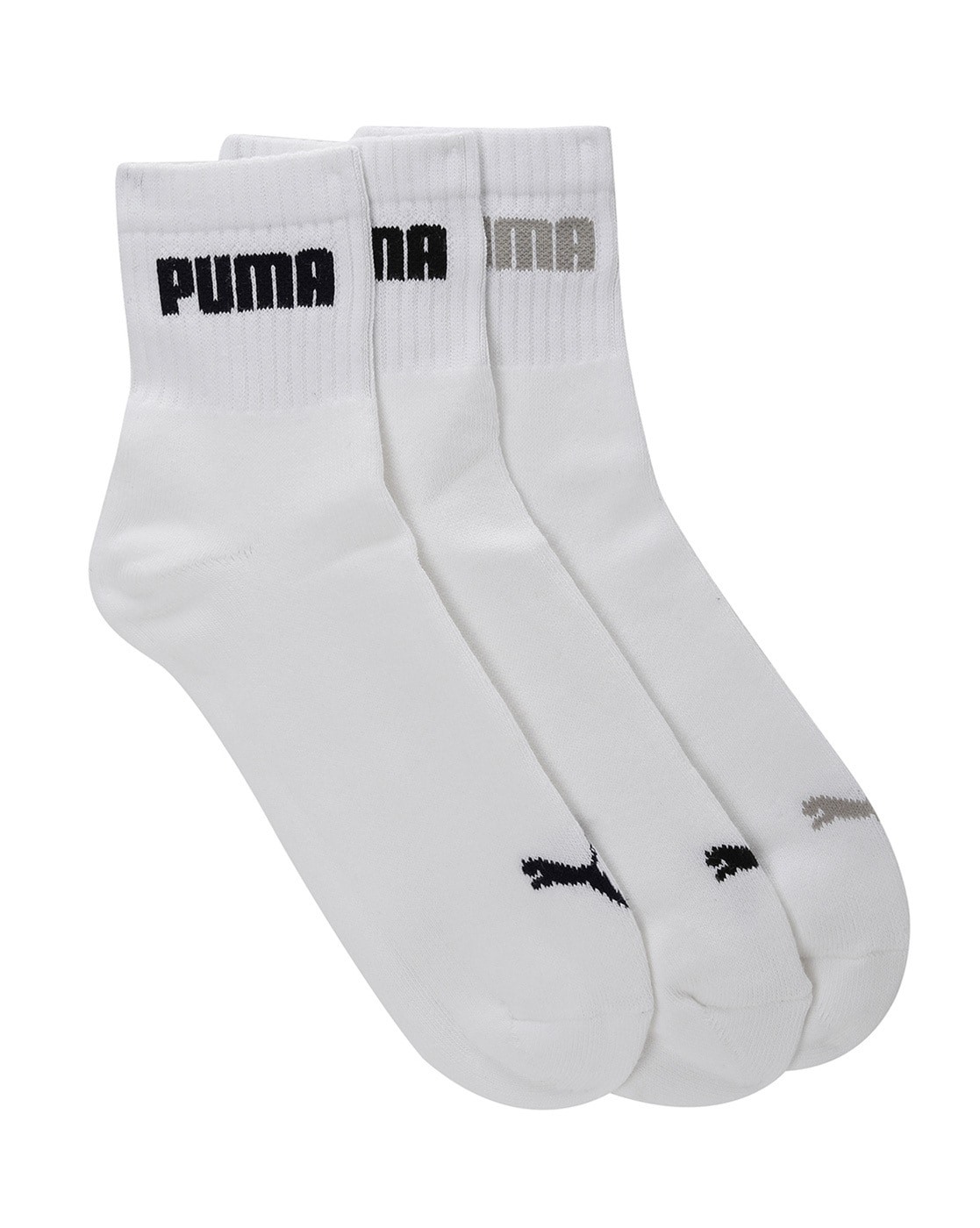 puma white socks pack of 3