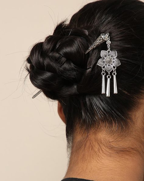 Buy Silver-Toned Hair Accessories for Women by Indie Picks Online 