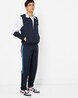 Tracksuit with Contrast Striped Panels