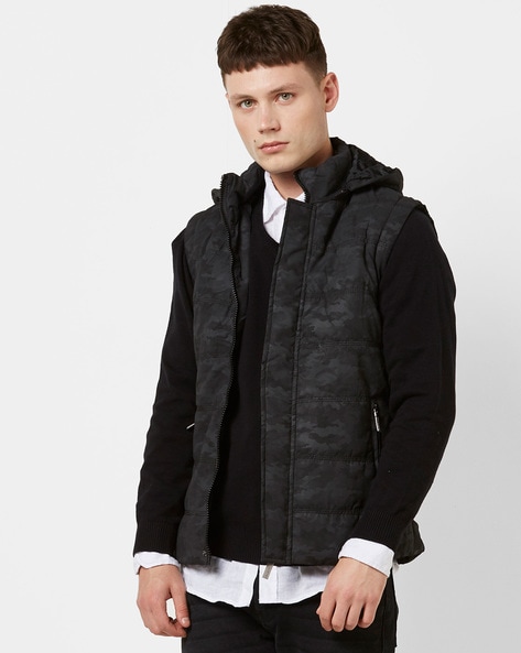 Killer sleeveless outlet jacket