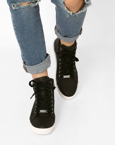 Mid-Ankle Casual Sneakers