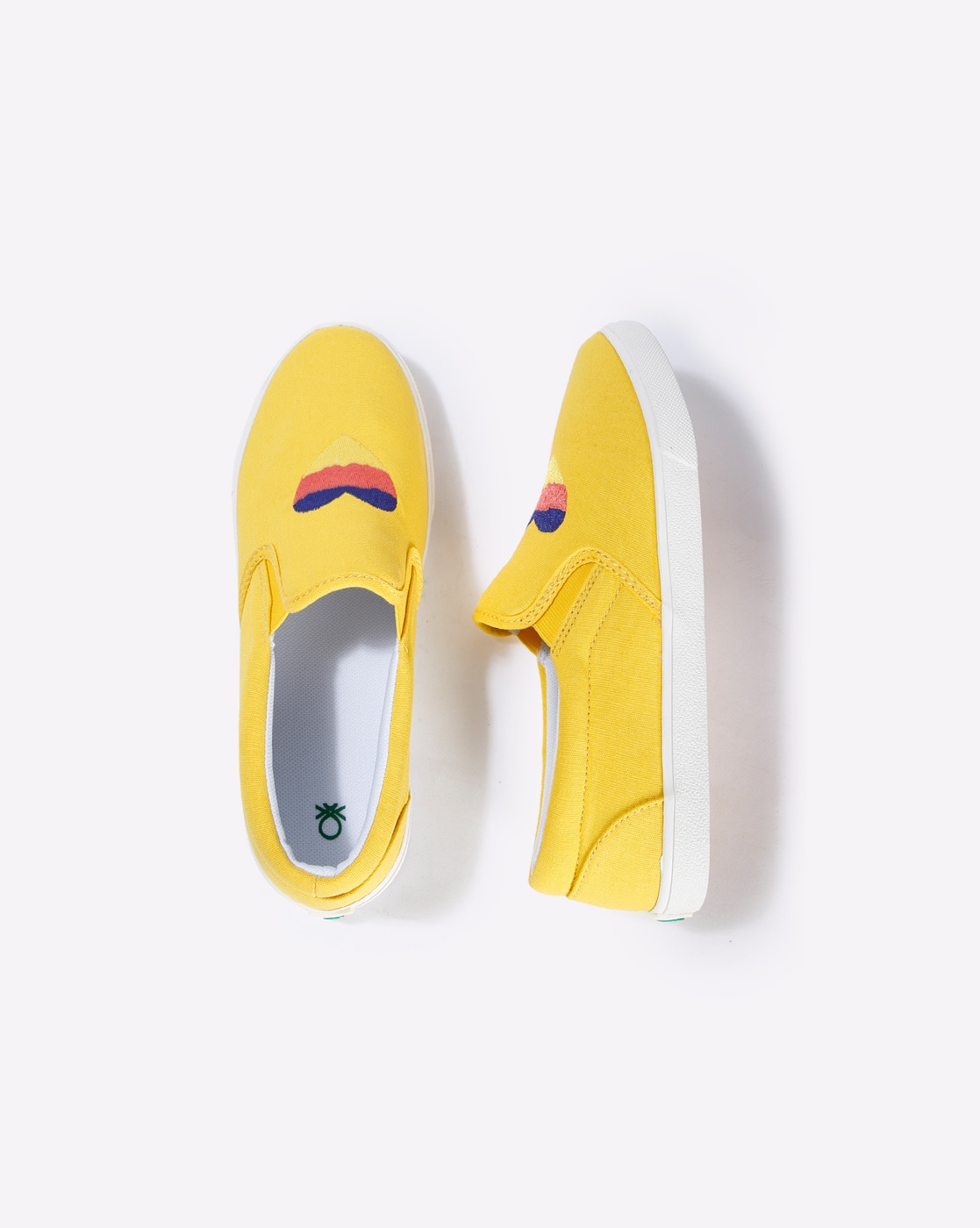 girls yellow sneakers