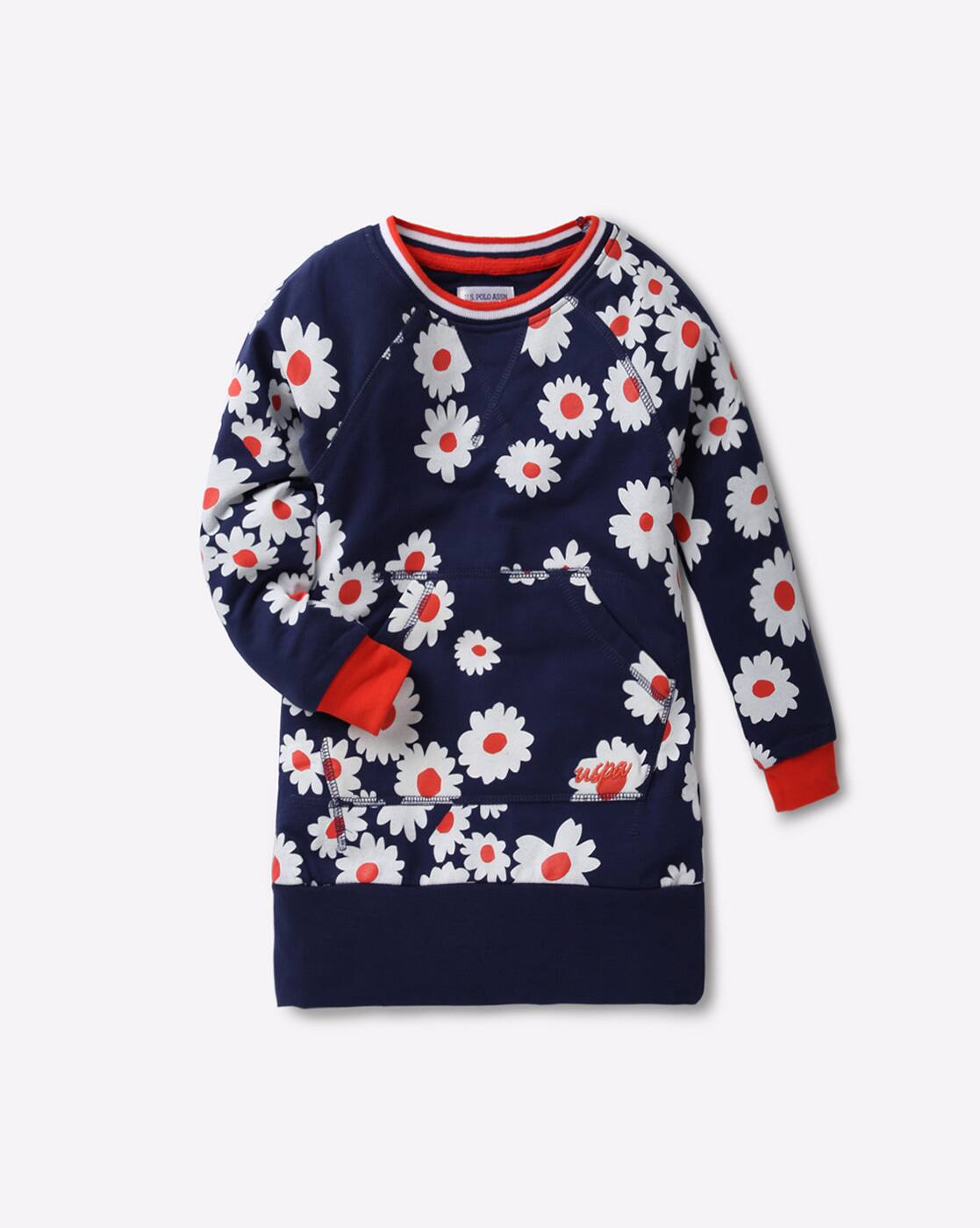 floral sweater dress