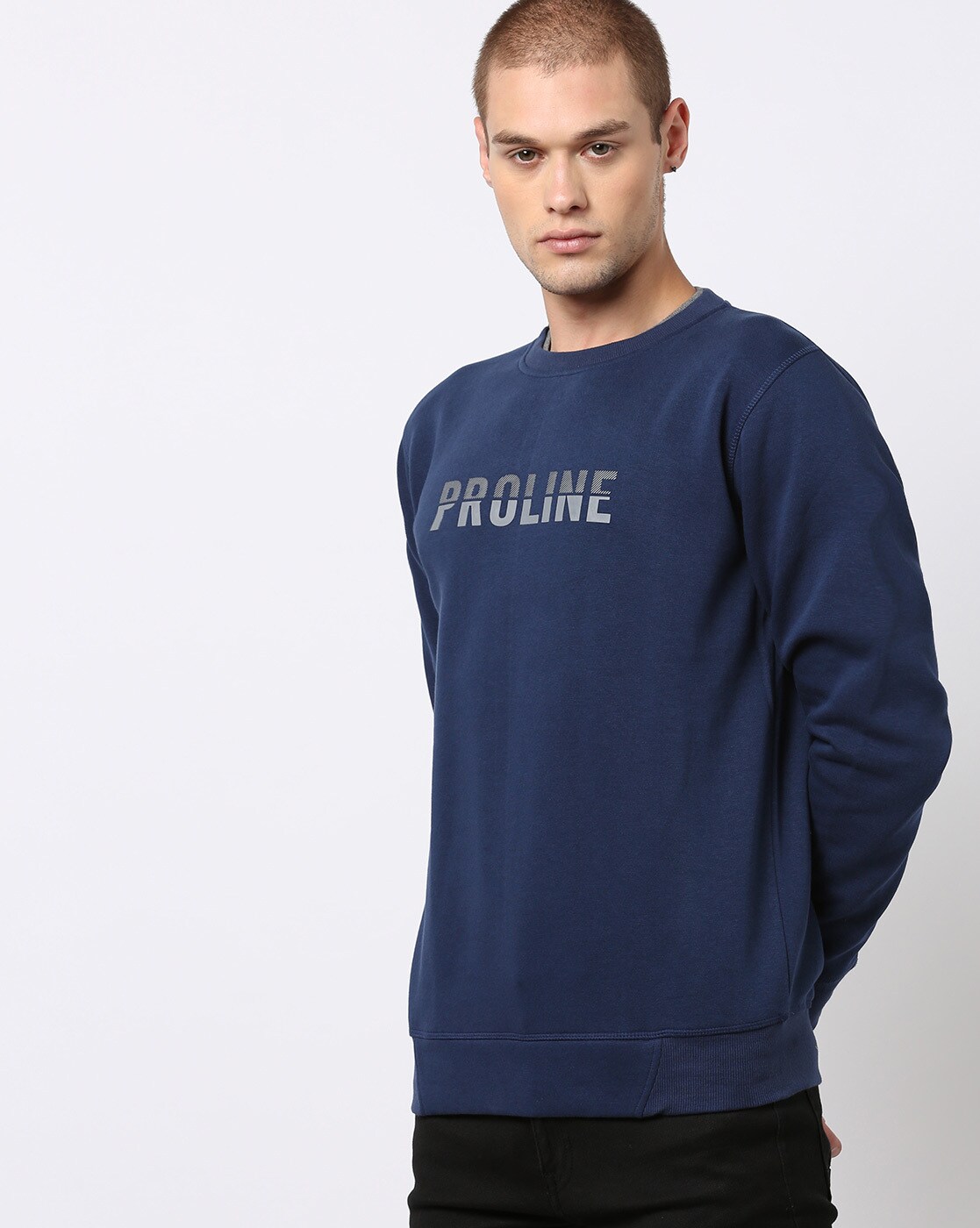 dark blue sweatshirt