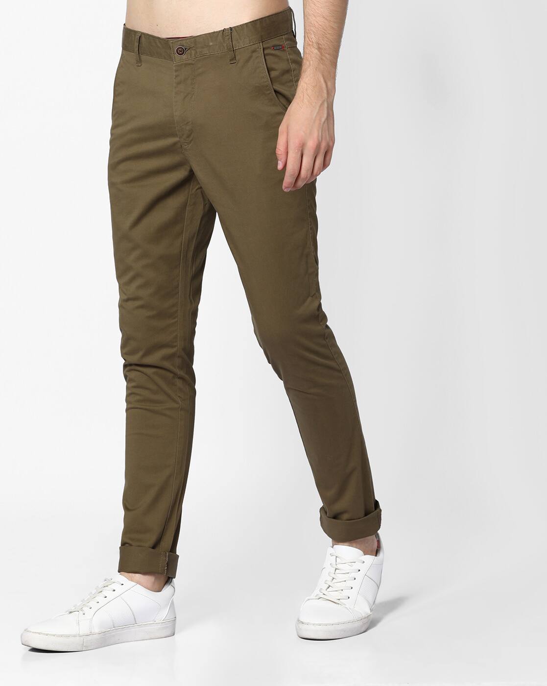 olive skinny chinos mens