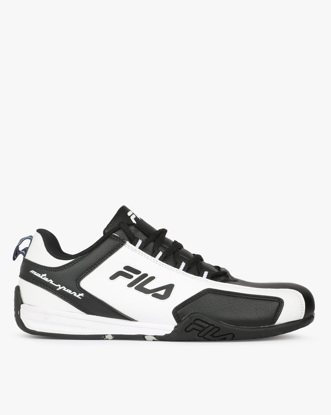 fila black sports shoes