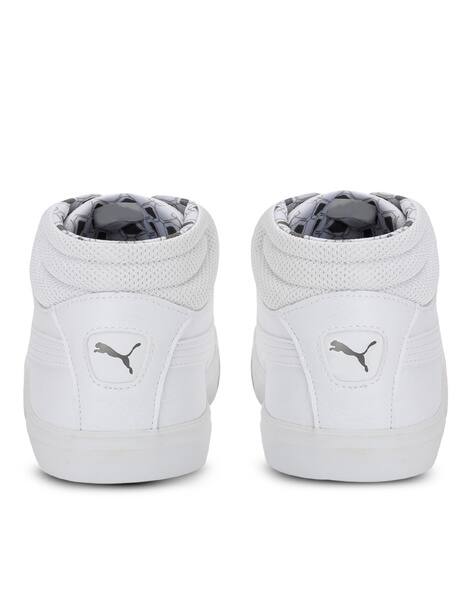 puma mid top lace up casual shoes