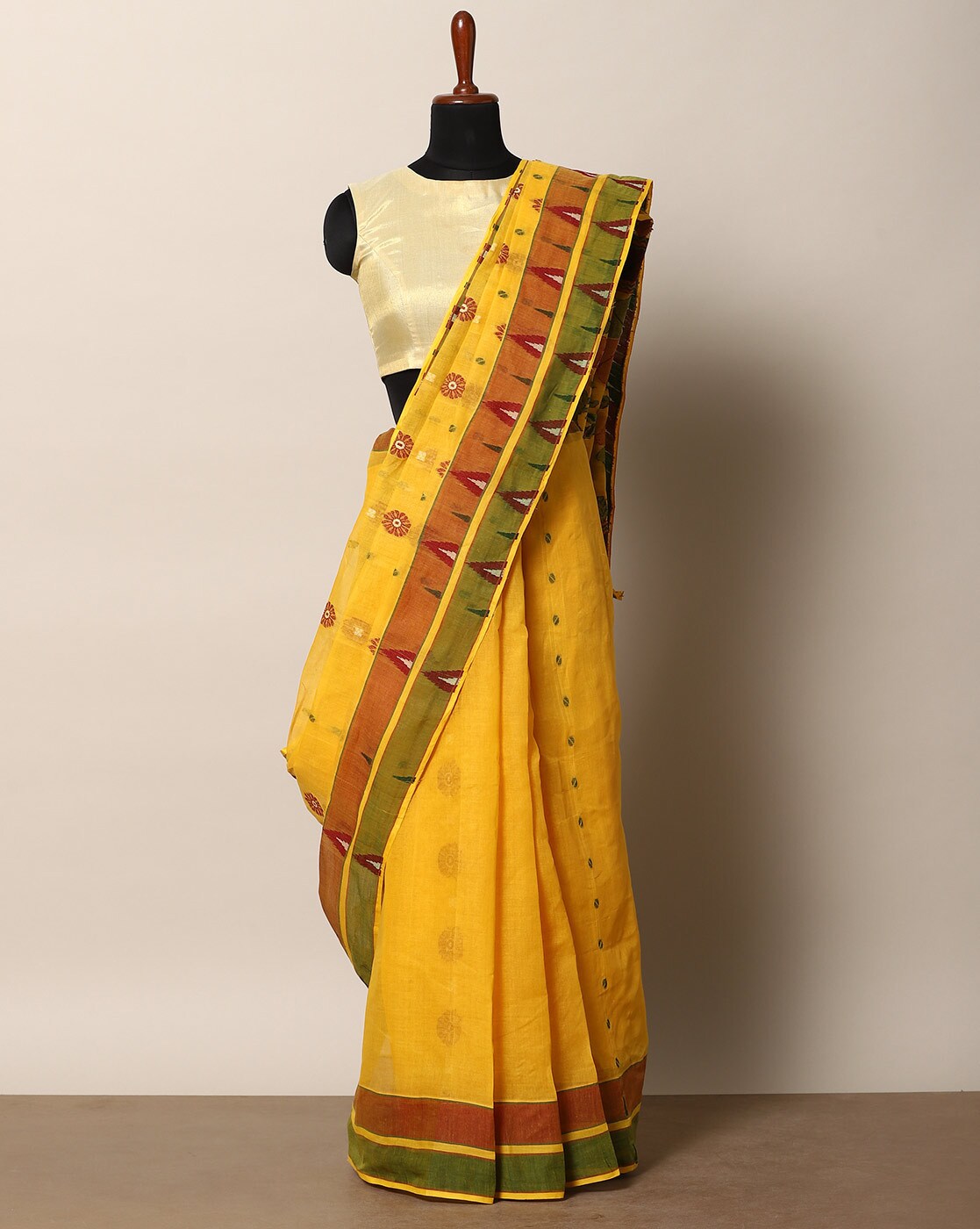 fcity.in - Women Bengali Pure Cotton Saree Bengal Tant Handloom Daily Wear  Off