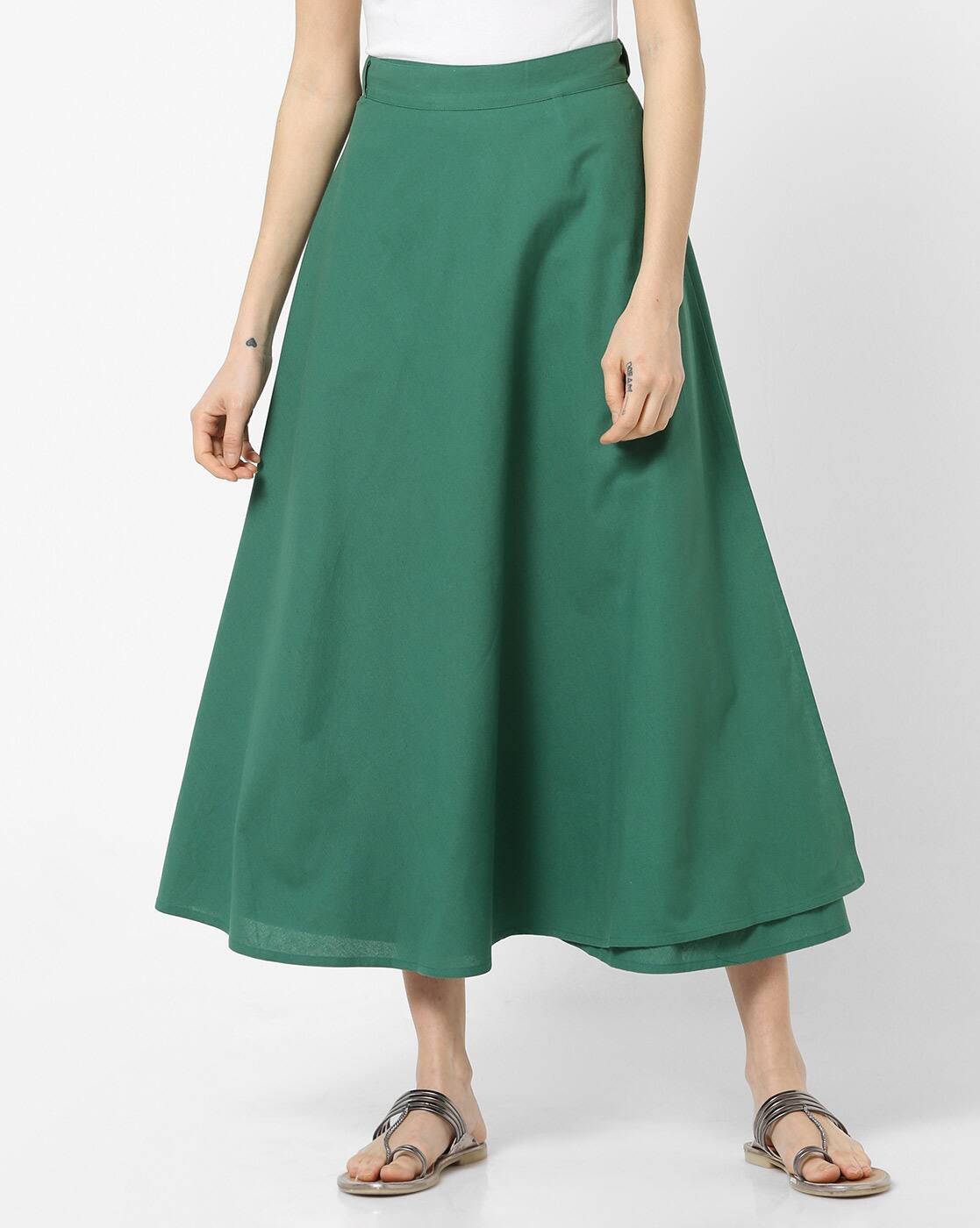 wrap around skirt ajio