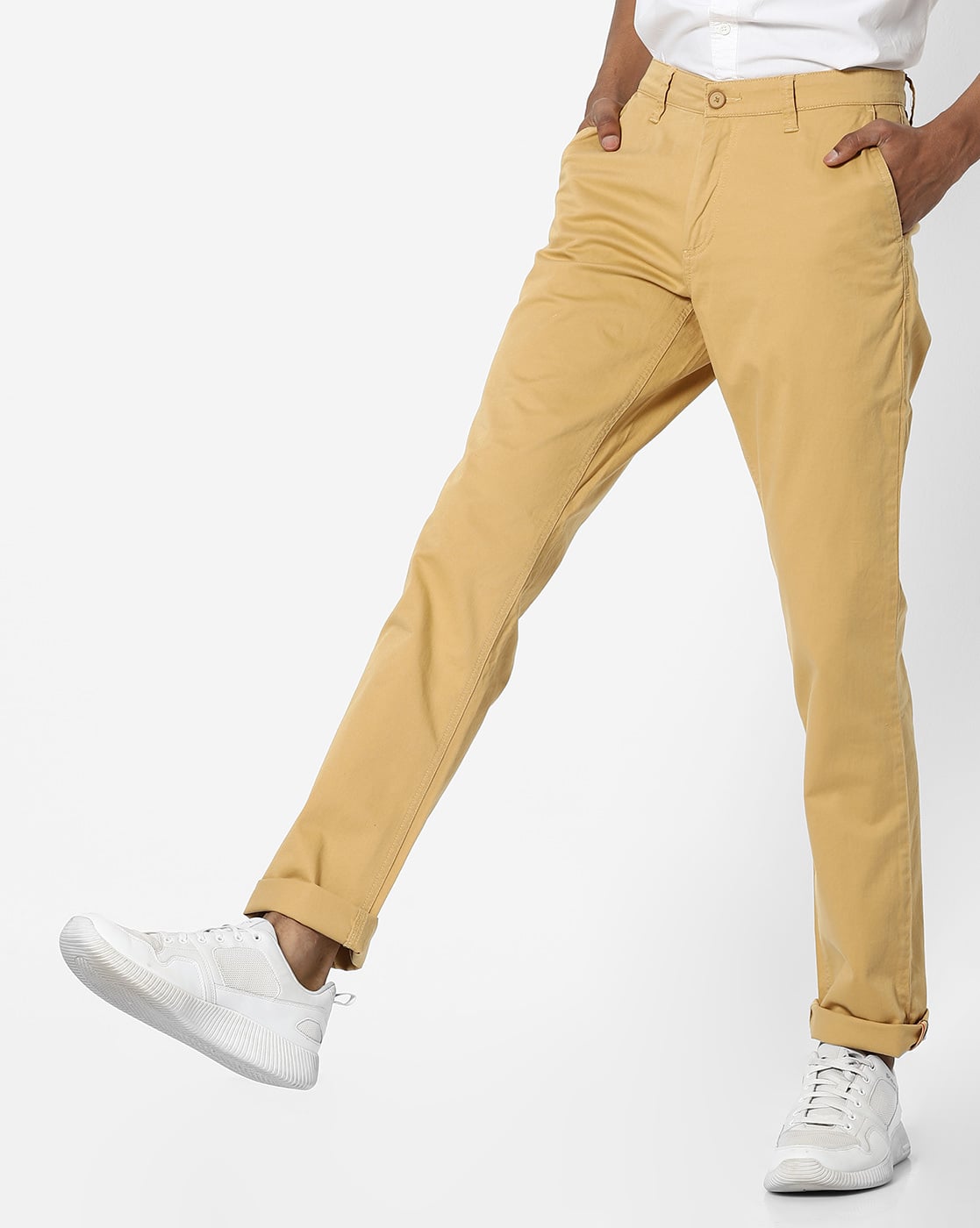 dark yellow jeans