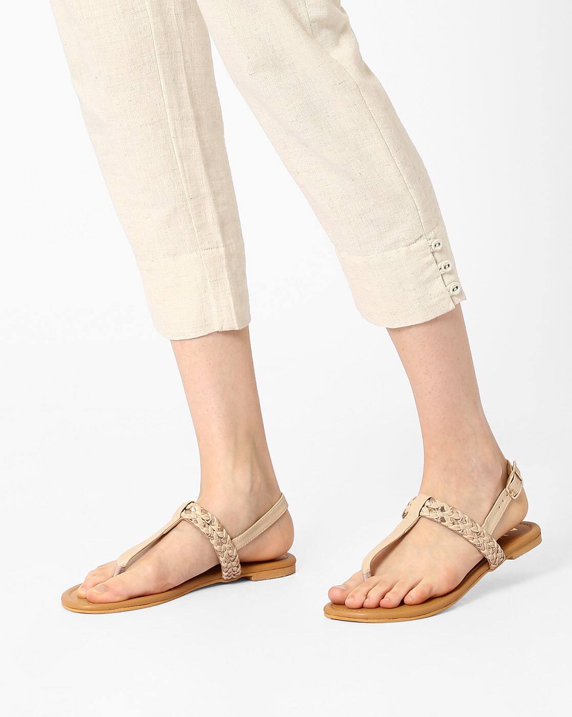 comfortable beige flats