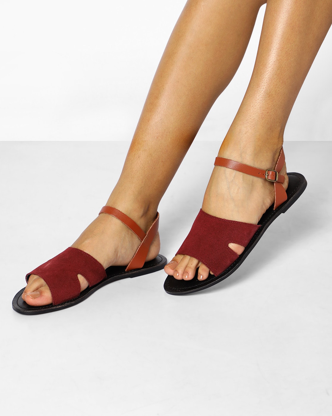 Shop The Row Fisherman Flat Leather Sandals | Saks Fifth Avenue