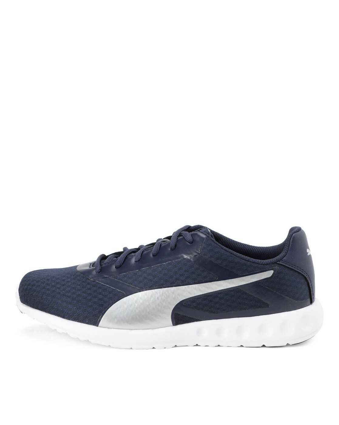 puma blue sports shoes