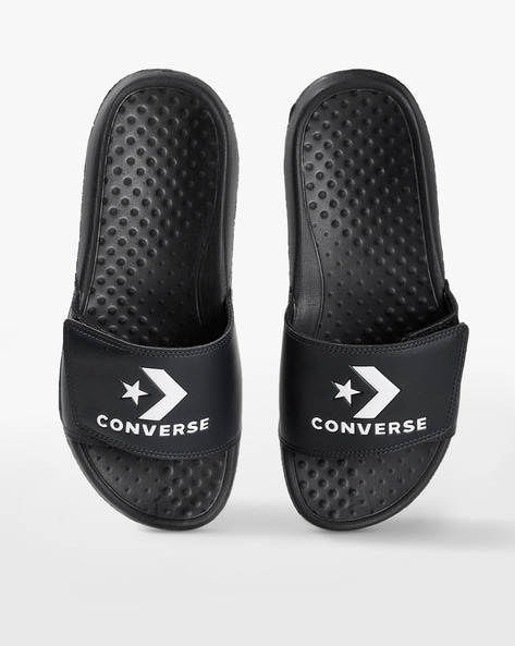 converse black flip flops