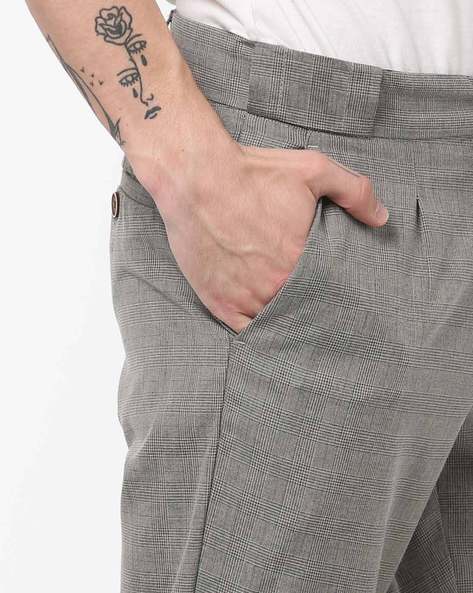 Buy Louis Philippe Grey Trousers Online  707647  Louis Philippe