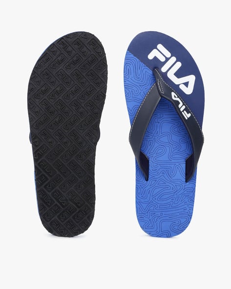 Printed Thong-Strap Flip-Flops (Image - 1)