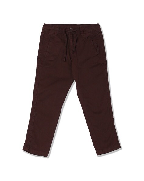 Buy Pantaloons Junior Boys Mid Rise Cotton Cargo Trousers - Trousers for  Boys 24791024 | Myntra