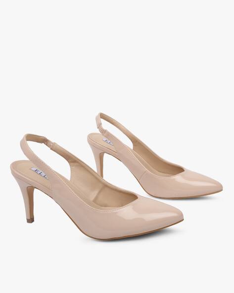 pointed toe slip on heels
