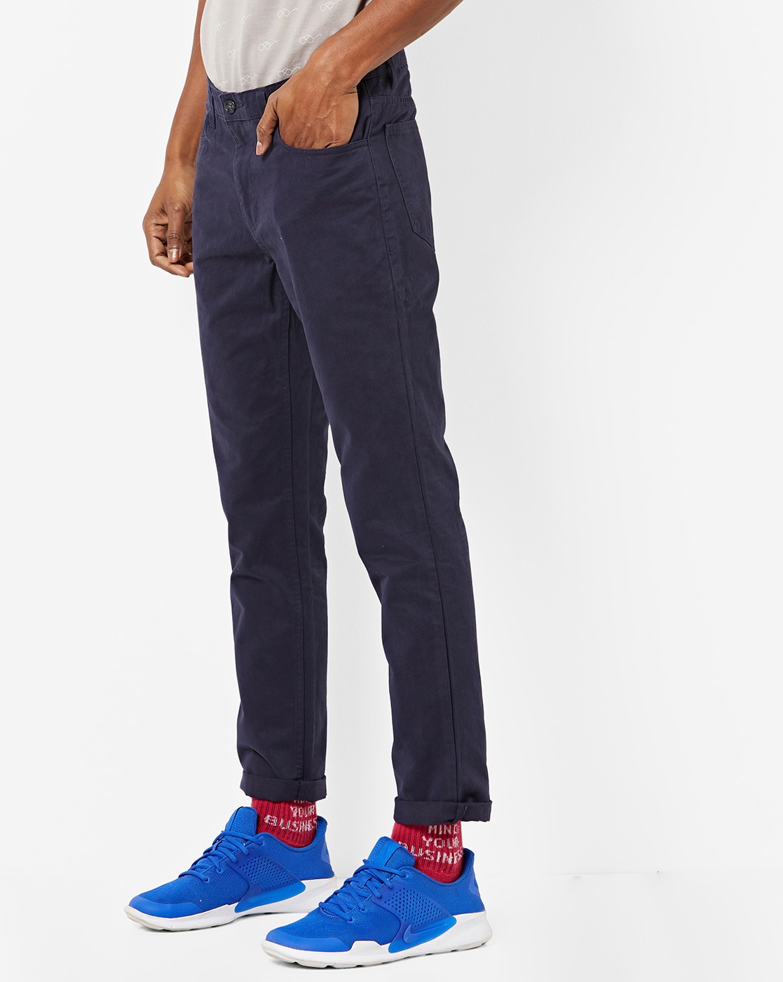 Buy Khaki Trousers  Pants for Men by BREAKBOUNCE Online  Ajiocom