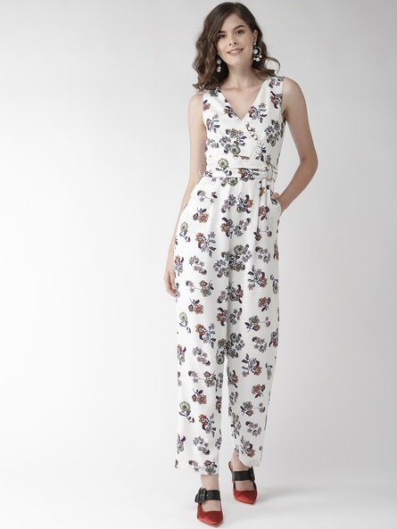 Buy Uptownie Lite Navy Floral Print Jumpsuit for Women Online @ Tata CLiQ