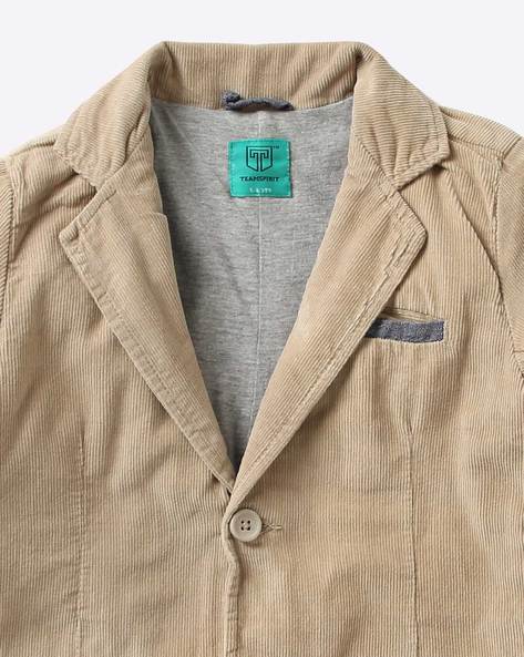 Corduroy Blazer with Elbow Patches