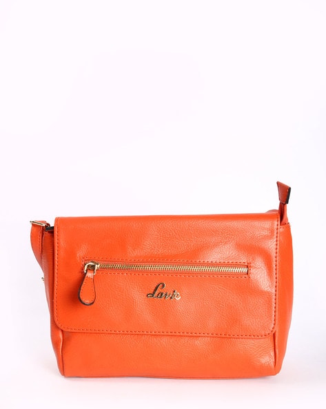 lavie orange sling bag