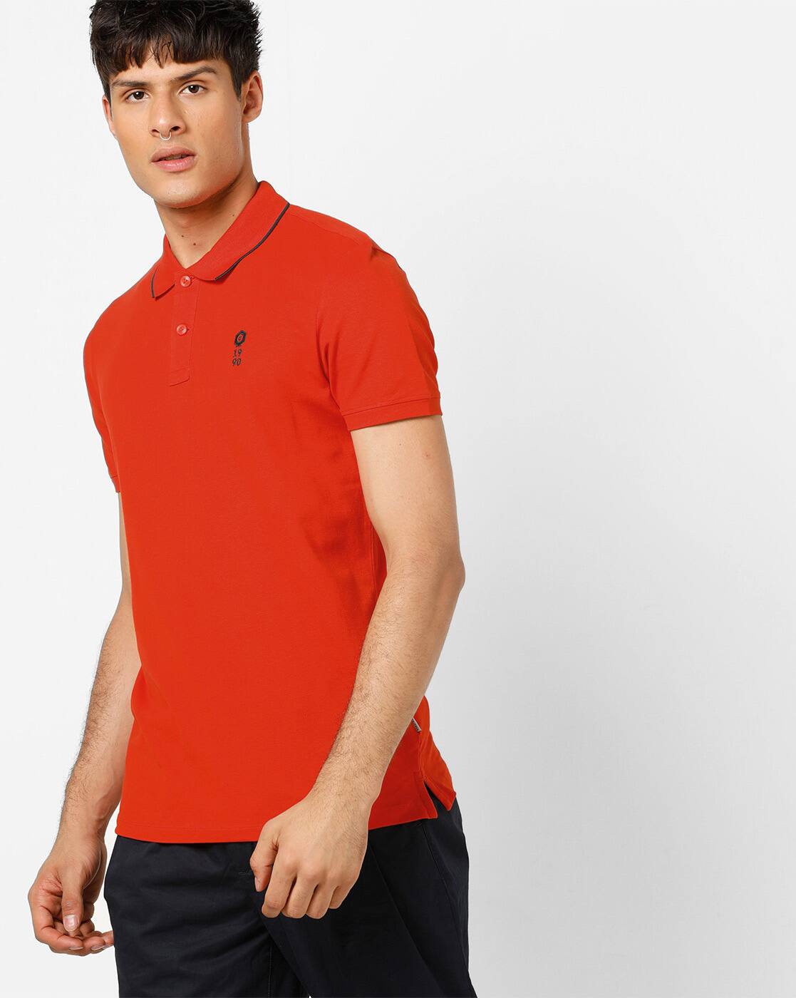 Buy Red Tshirts for Men by Jack \u0026 Jones Online | Ajio.com