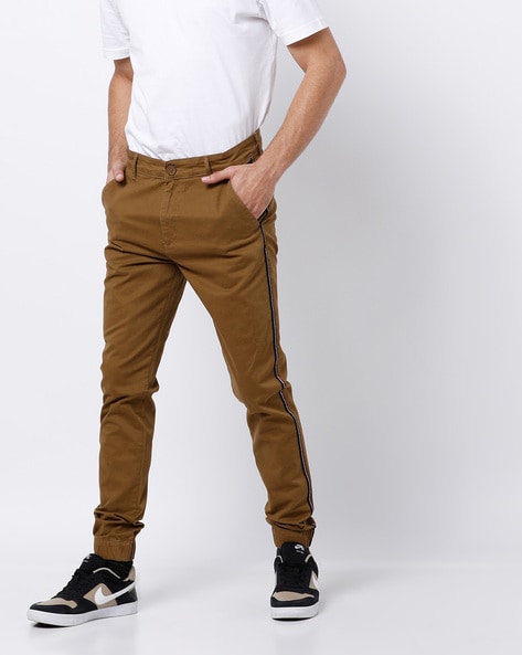 slim fit cotton joggers