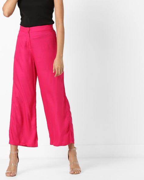 Palazzo Pants with Button Closure Price in India
