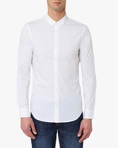 white armani shirt