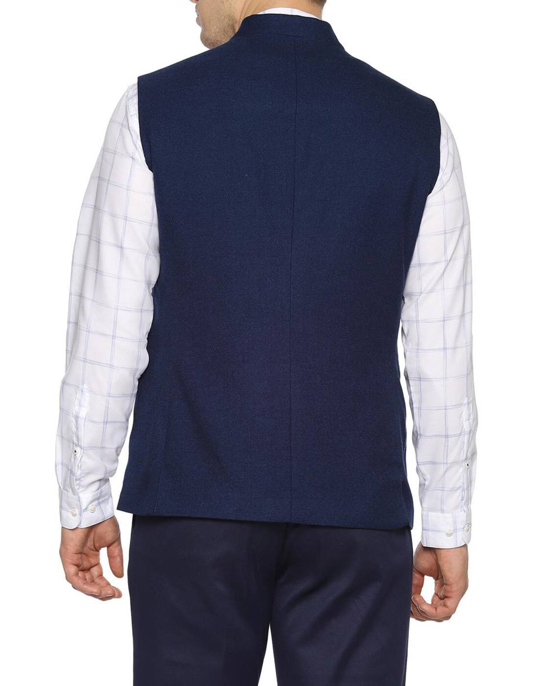 allen solly blue jacket