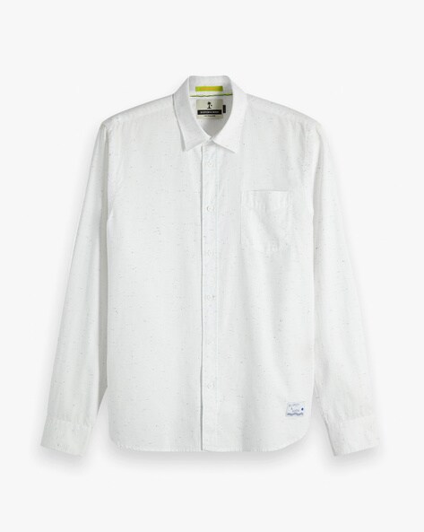 scotch and soda white shirt