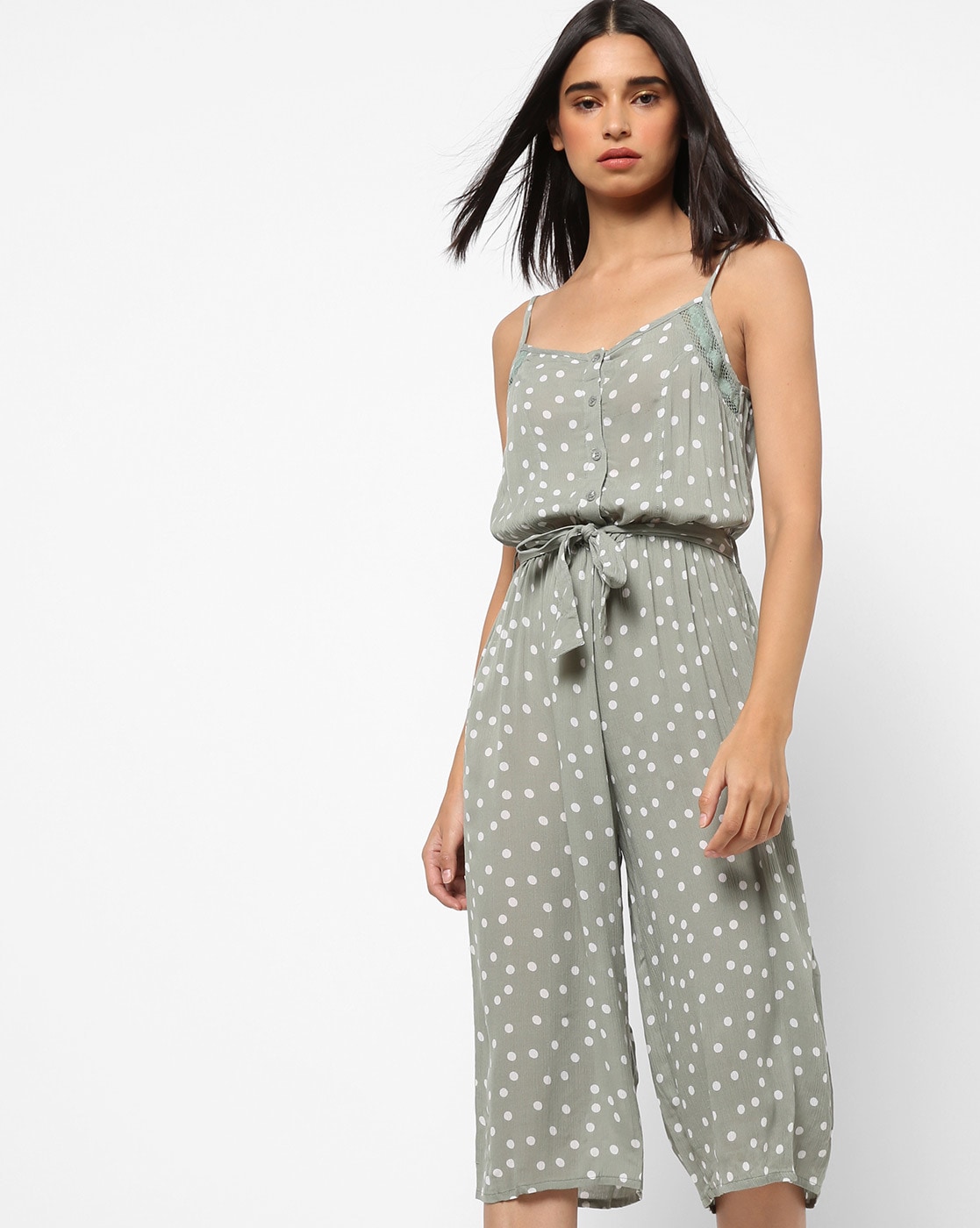 brave soul polka dot jumpsuit