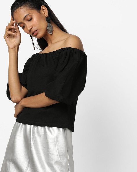 Buy Black Tops for Women by ONLY Online