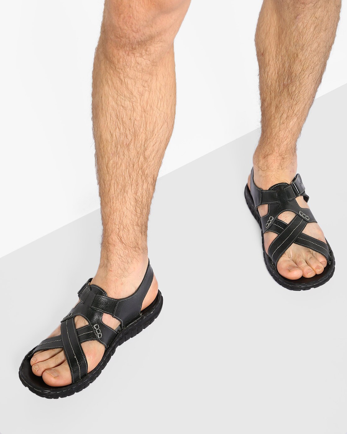 Buy Black Casual Sandals for Men by RED TAPE Online Ajio