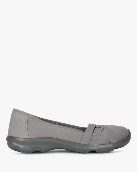Buy Grey Flat Shoes for Women by CROCS 