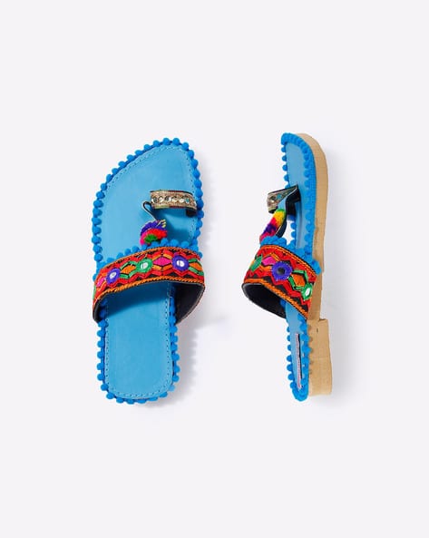 girls blue sandals